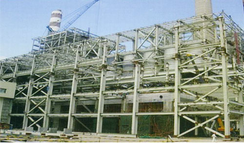 Steel Frame Work for Petrol Chemical Industry